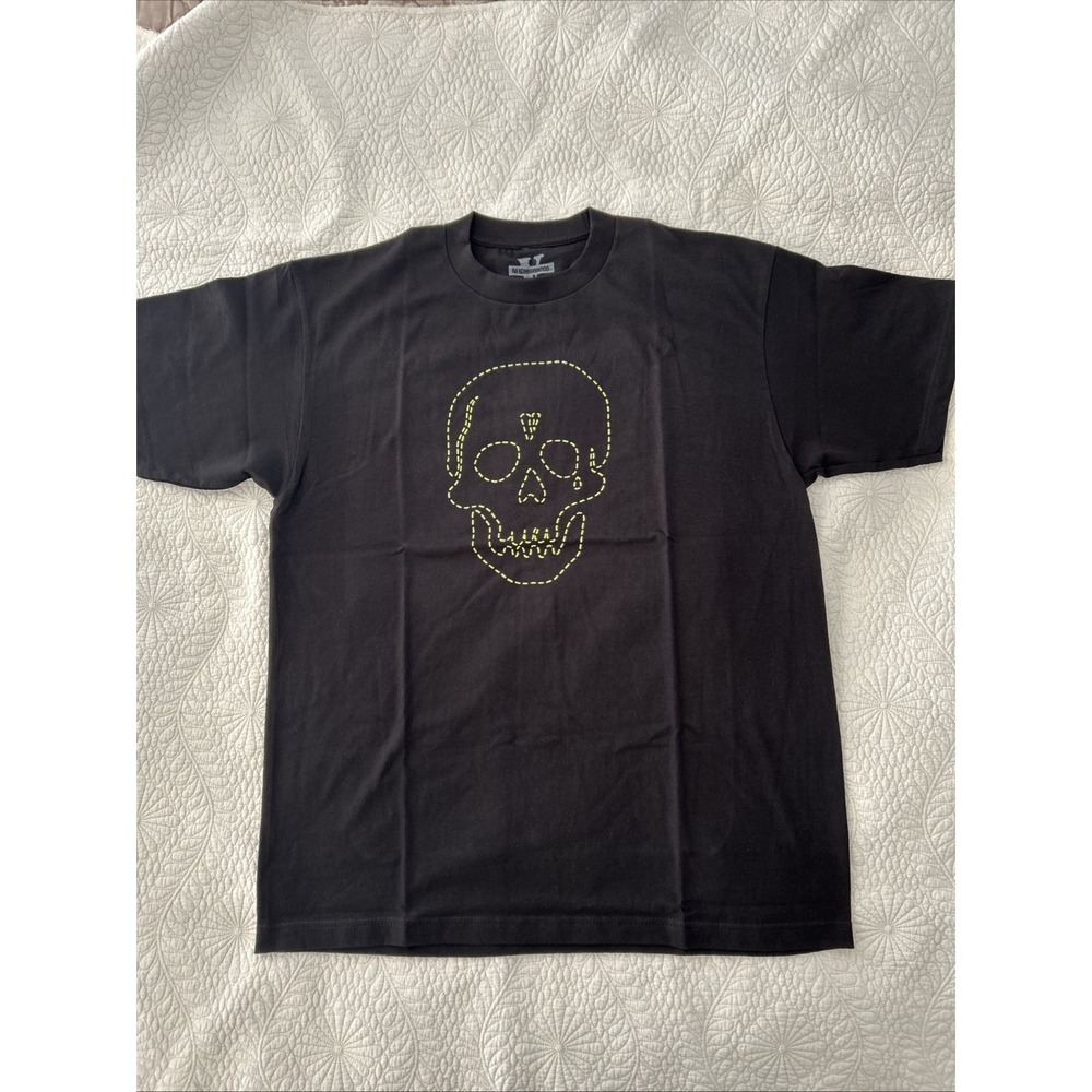 Vlone Neighborhood Neon Skull Shirt XL Black